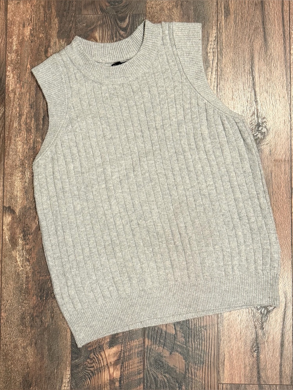 Grey Who What Where Sweater Vest